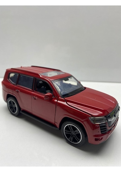 Diecast Metal Oyuncak Araba Toyota Land Cruıser Çek Bırak Model Araç 1:32 Ölçek 15 Cm Diğer