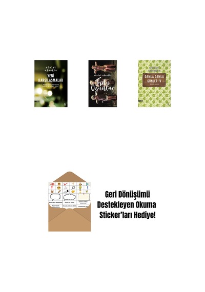Yeni Karşılaşmalar + Toplu Oyunlar Ciltli + Damla Damla Günler 4 + Okuma Sticker'ları