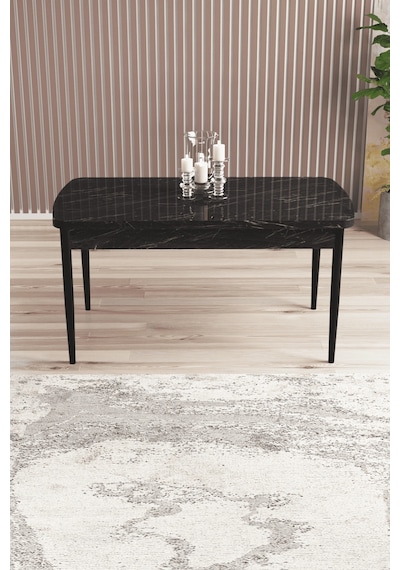 Ebrar Serisi 80x132 Açılabilir Mdf Doğal Gürgen Ayak Siyah Mermer Desen Mutfak Masası,yemek Masası Siyah Mermer Desen Ebrar Serisi 80x132 Açılabilir Mdf Doğal Gürgen Ayak Siyah Mermer Desen Mutfak Masası,yemek Masası Siyah Mermer Desen