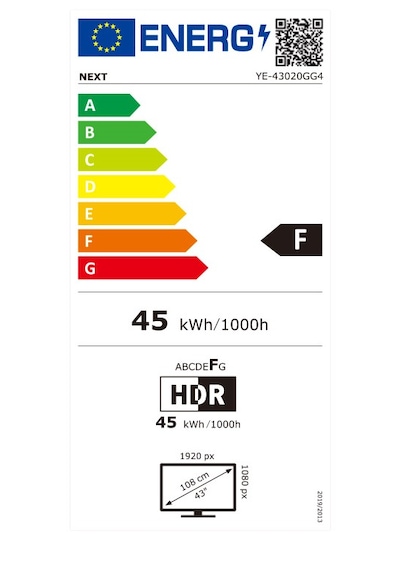 Next YE-43020GG4 43" Full HD Android Smart LED TV