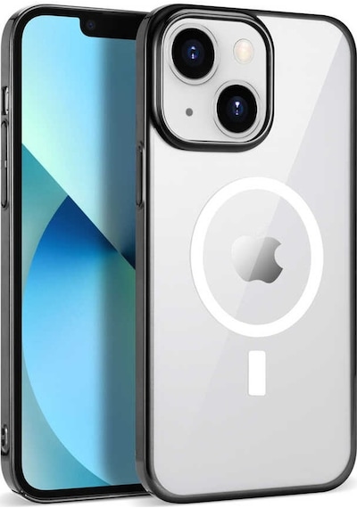 Zeyline Apple Uyumlu iPhone 14 Plus Zore Wireless Şarj Özellikli Pixel Magsafe Kapak-siyah