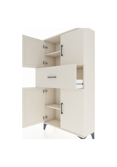 Arges Dolap 3 Raflı Tek Çekmeceli 4 Kapaklı 88x30x163 Aytaşı-... Aytaşı Arges Dolap 3 Raflı Tek Çekmeceli 4 Kapaklı 88x30x163 Aytaşı-... Aytaşı