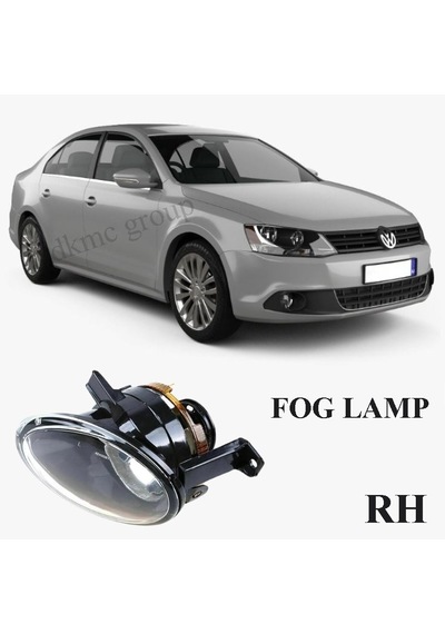 Jetta 2011-2014 Model Arası Uyumlu Sağ Yolcu Tarafı Ön Sis Farı Lambası
