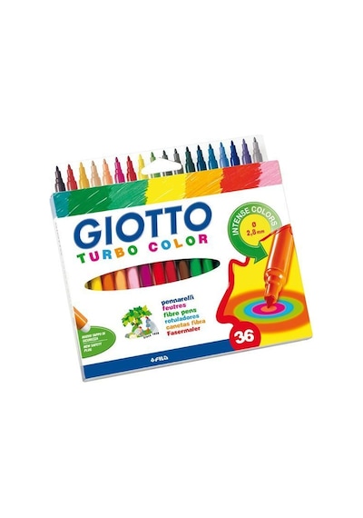 Giotto Turbo Color Keçeli Kalem 36'lı