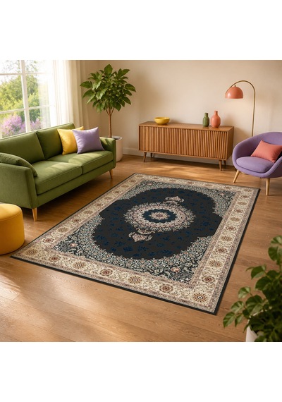 Kartela Halı Siva Halı Jüt Taban Dokuma Halı Antrasit - 120 X 180 Cm