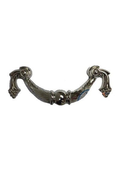 Hubrendy Kargo Dekoratif Zamak Üzümlü Kulp - 64mm, Nikel, 1 Adet 11480166
