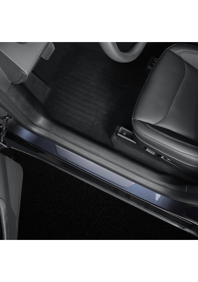 Tesla Model Y Juniper İçin Uyumlu Kapı Eşik Koruma Seti- 4 Parça Siyah