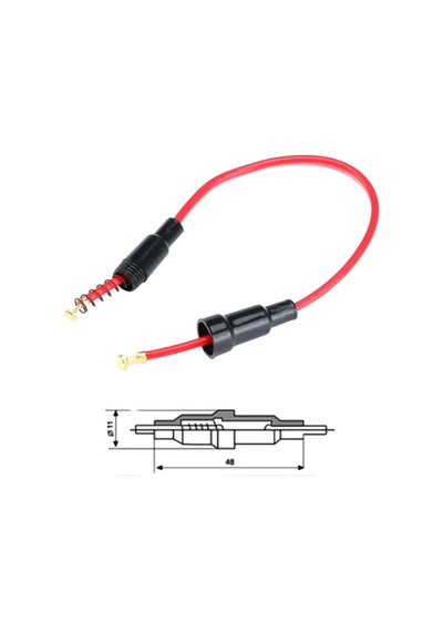 Ic-237c Sigorta Yuvası Kablolu 5x20mm Diğer