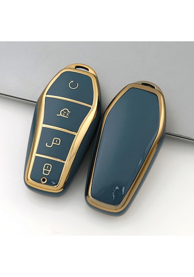 Byd Seal U/awd/atto 3/han/dolphin Uyumlu Anahtar Kılıfı Mavi Standart