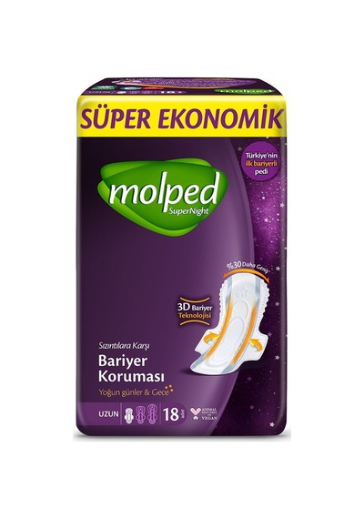 Süper Night Süper Ekonomik Uzun 18'li 1 Adet