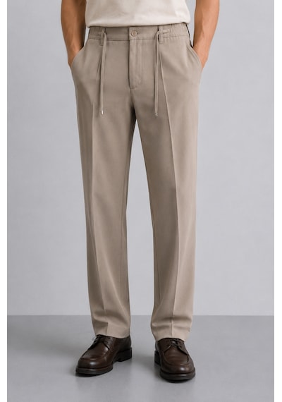 Danger Erkek Comfort Fit Bej Jogger Pantolon Esnek Kumaş Günlük Rahat Kesim 169dngr