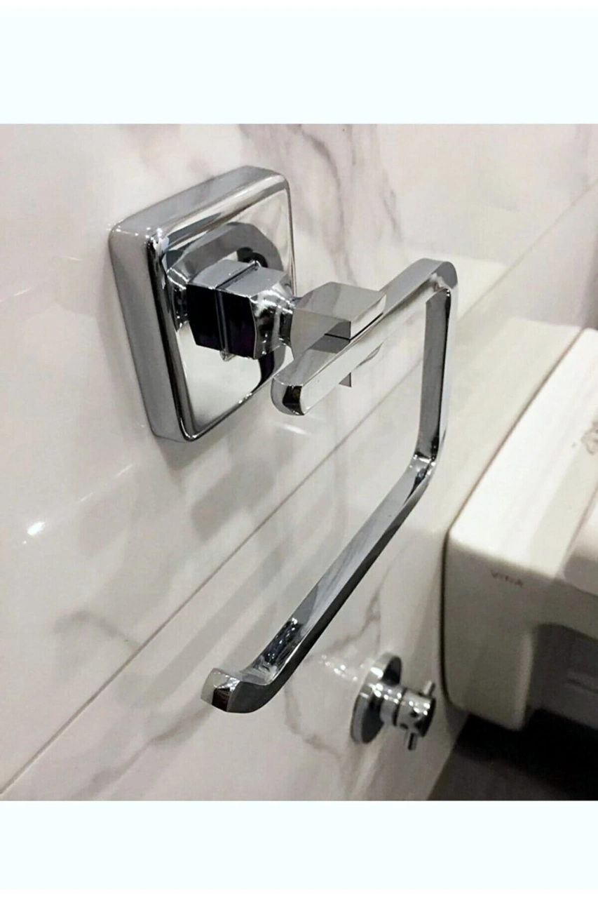 Çelik Banyo Paslanmaz Pirinç Kumru Açık Tuvalet Kağıtlık 10 Yıl Garantili Krom
