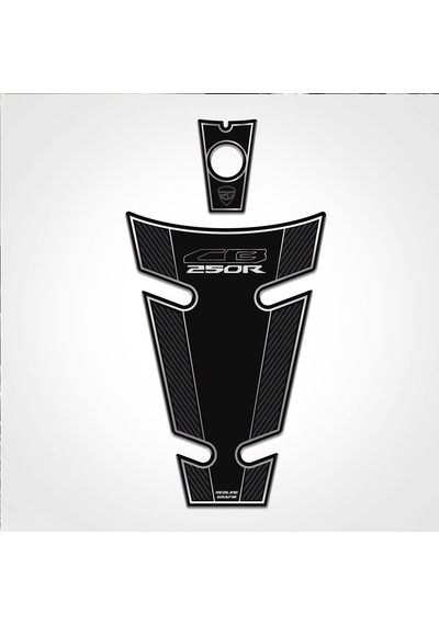 Cb 250 R Tank Pad Siyah-Gümüş