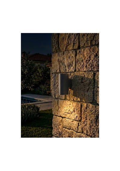 Sirius A Alüminyum Siyah Led Duvar Apliği 5w 3000k Gün Işığı Ip54 Antrasit - 937765399 Antrasit