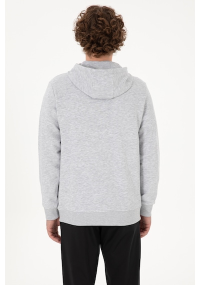 U.S. Polo Assn. Erkek Regular Fit Açık Gri Örme Hırka 50313748-VR001