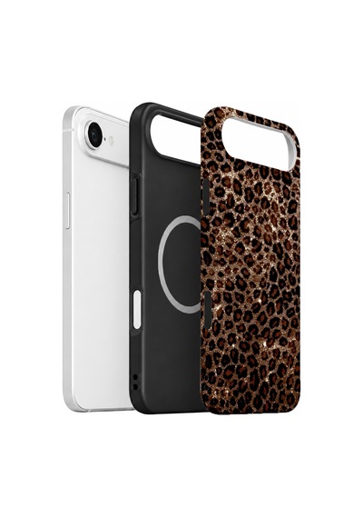 Velvoria Valestra Klasik Leopar Apple Apple iPhone Uyumlu 17 Air Magsafe Koruma Kılıfı Valestra Magline - Klasik Leopar