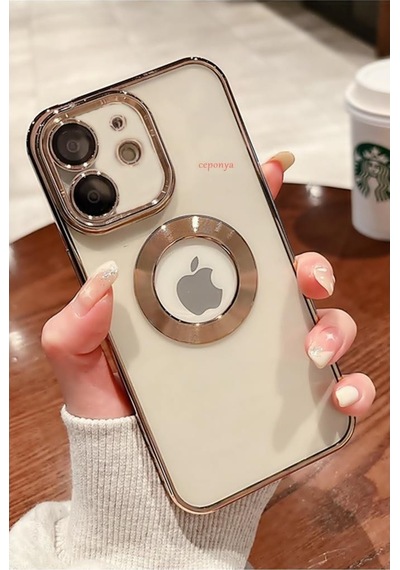 Apple Uyumlu iPhone 11 Kılıf Köşeleri Renkli Şeffaf Kamera Korumalı Silikon Lu (553804415)