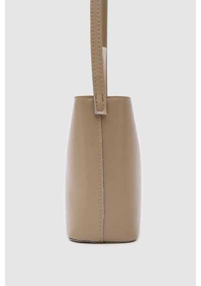 Shule Bags Amore Minimal Çapraz Çanta Bej