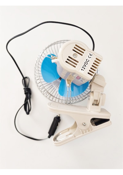 Oto Vantilatör 12 Volt 6 Inç Mandallı Çakmaklık Girişli 6400301