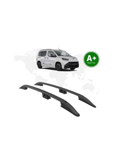 Toyota Proace City Tavan Çıtası Kısa Şasi 2024 Model Ve Sonrası Siyah