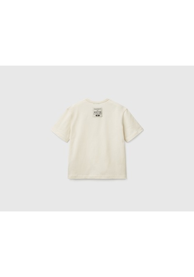 Mayoral Benetton Erkek Çocuk Logo Baskı Detaylı Oversize T-shirt