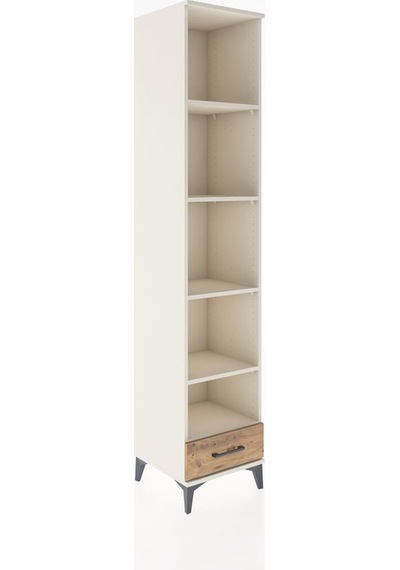 Hyperion Dolap 5 Raflı Tek Çekmeceli 44x44x221 Aytaşı-çam Aytaşı