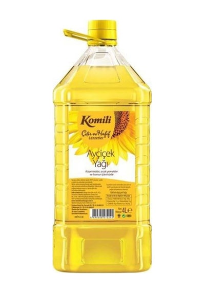 Komili Ayçiçek Yağı Pet 4 L