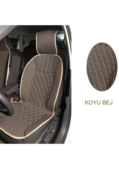 Elegance 2'Li Set Minder Koyu Bej / Klmny533