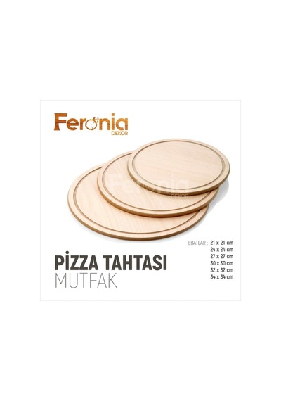 Ahşap Pizza Tahtası / Kesme Tahtası Ahşap