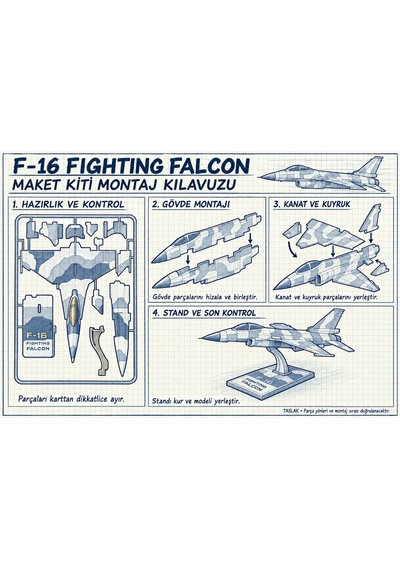 F16 Falcon Model Kitcard