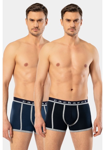 Cacharel Erkek 2'li Biyeli Boxer 1322/lacivert-indigo Lacivert - İndigo