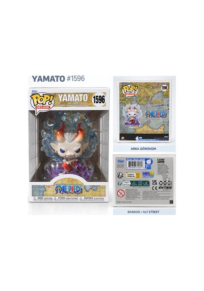 Funko Pop Deluxe One Piece Yamato 1596 Kutulu Figür