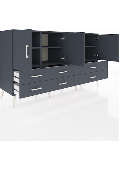 Hyperion Konsol 6 Raflı 6 Çekmeceli 4 Kapaklı 176x44x99 Antrasit- Antrasit-antrasit Hyperion Konsol 6 Raflı 6 Çekmeceli 4 Kapaklı 176x44x99 Antrasit- Antrasit-antrasit