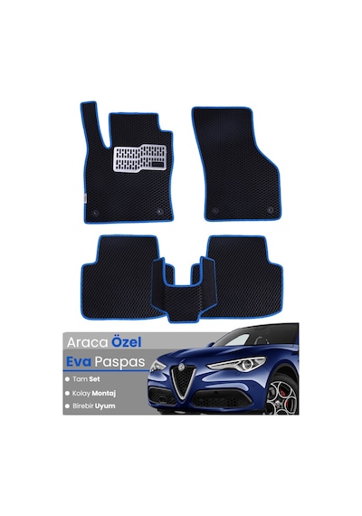 Alfa Romeo Giulietta 2014-2024 Uyumlu Eva Paspas Tam Set Araca Özel,kolay Montaj,su Geçirmez 177