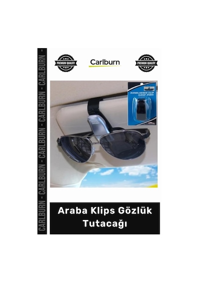 Organizer Araç İçi Düzen Güneşlik Montaj Kart Tutucu Dayanıklı Klips Araba Klips Gözlük Tutacağı