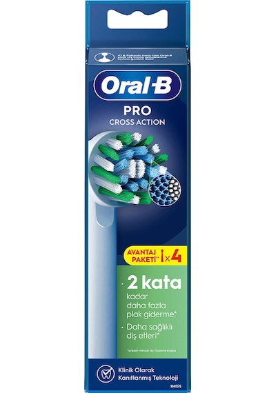 Oral-B Şarjlı Diş Fırçası Yedek Başlığı Cross Action X-Filament 4