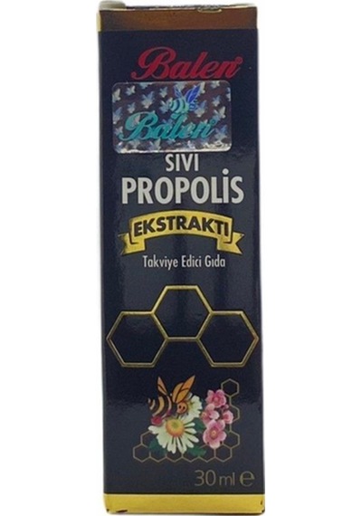 Sıvı Propolis Ekstraktı 30 Ml. Sıvı Propolis Su Bazlı