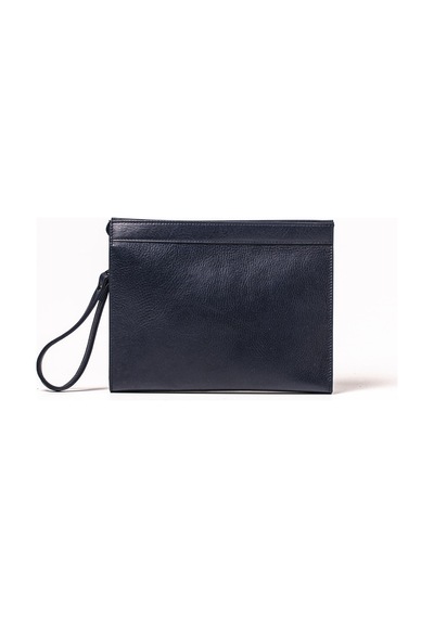 Navy El Çantası Erkek Diğer 4297 Vergelio Purse Matte Crystal Clutch Bag Mavi