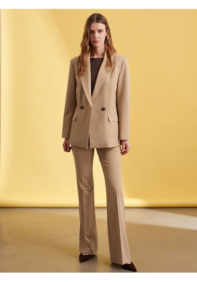 Dilvin 60786 Blazer Ceket-camel Camel