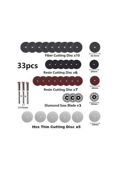 Gravür Kalıpçı Makinası için Ahşap Metal Plastik Kesme Mini Disk