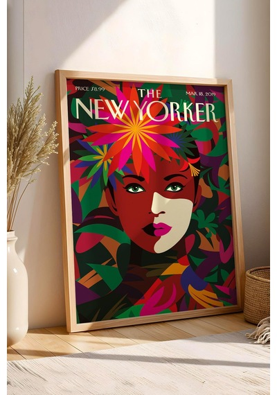 The New Yorker Çerçeveli Tablo March 18 2019