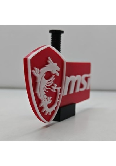 Msı Logolu Ayarlanabilir Ekran Kartı Tutucu - Gpu Sarkma Önleyici Yükseklik Ayarlı Destek Aparatı 60mm - 105mm