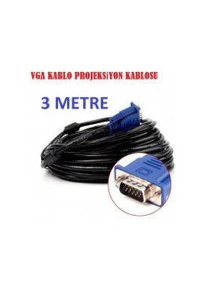 3 Metre Vga Kablo
