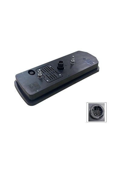 Dasterı 10v-30v Stop Lambası Neon Ledli-kayar Sinyalli 6 Fonksiyonlu 350 137 45 Mm E9 Sağ