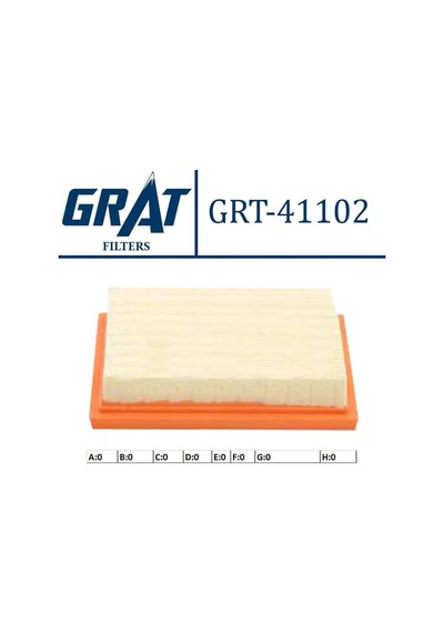 Hava Filtresi Grat 41102 Nissan Micra K11 K12 1992-2010