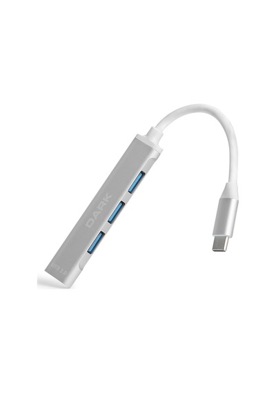 Dark Connect Master X4 Dk Ac Usb310C 4Port Type C Beyaz Usb Çokl
