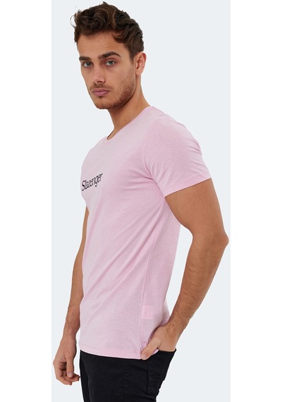 Slazenger SABE I Erkek  Açık Pembe Tişört