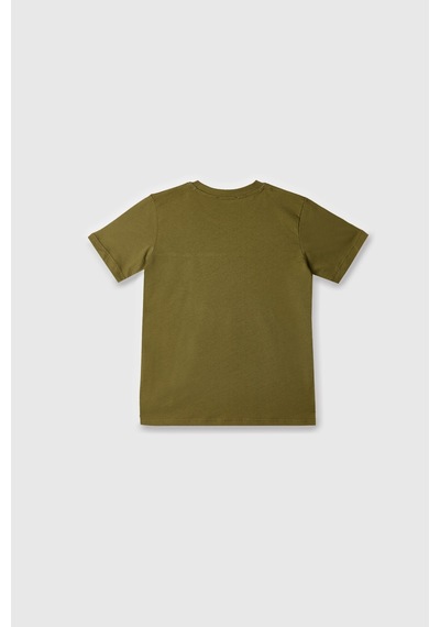 Sisley Erkek Çocuk Koyu Yeşil Tshirt Yeşil
