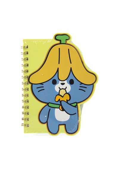 4 Adet Lilamor Spiralli Kedi Defter 10,5x14,5 60 Sayfa