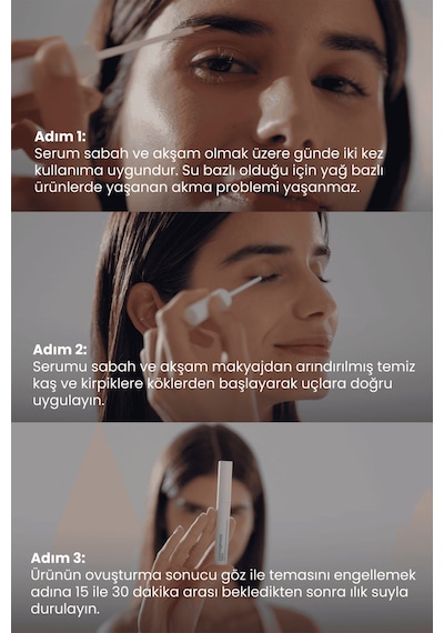 Cosmogenesis Labs Kaş Kirpik Serum 3ml – Su Bazlı Besleyici Dolgunlaştırıcı Vegan (%1 Biotin- %1 Peptit)
